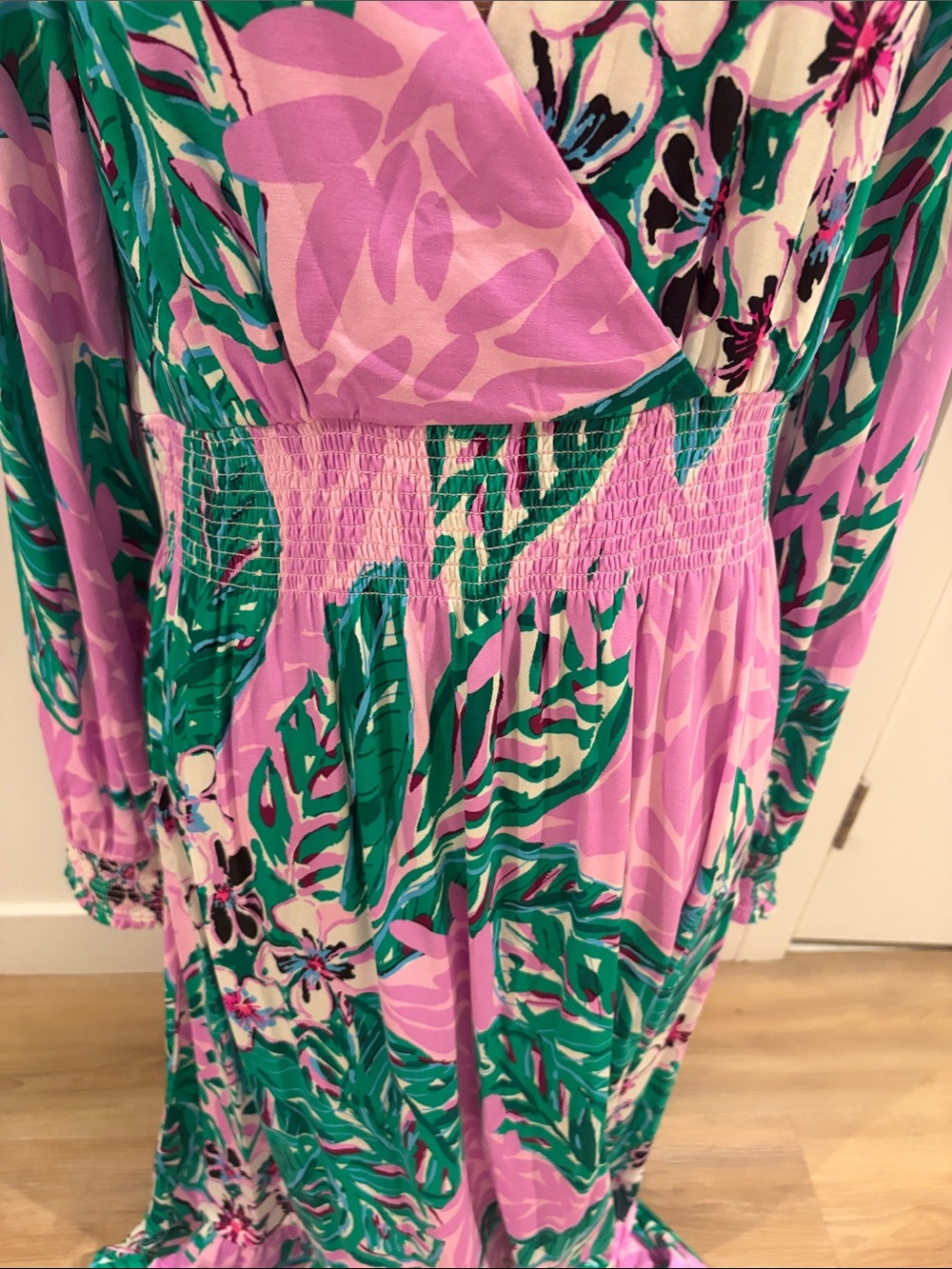 Lilly Pulitzer Mistral Maxi Dress in Magnolia Lilac Leidees Night - Picture 4 of 11